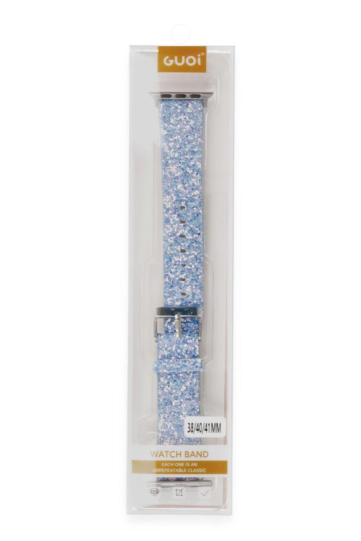 NewFace Apple Watch 42mm Starry Taşlı Kordon - Turkuaz BSTMY