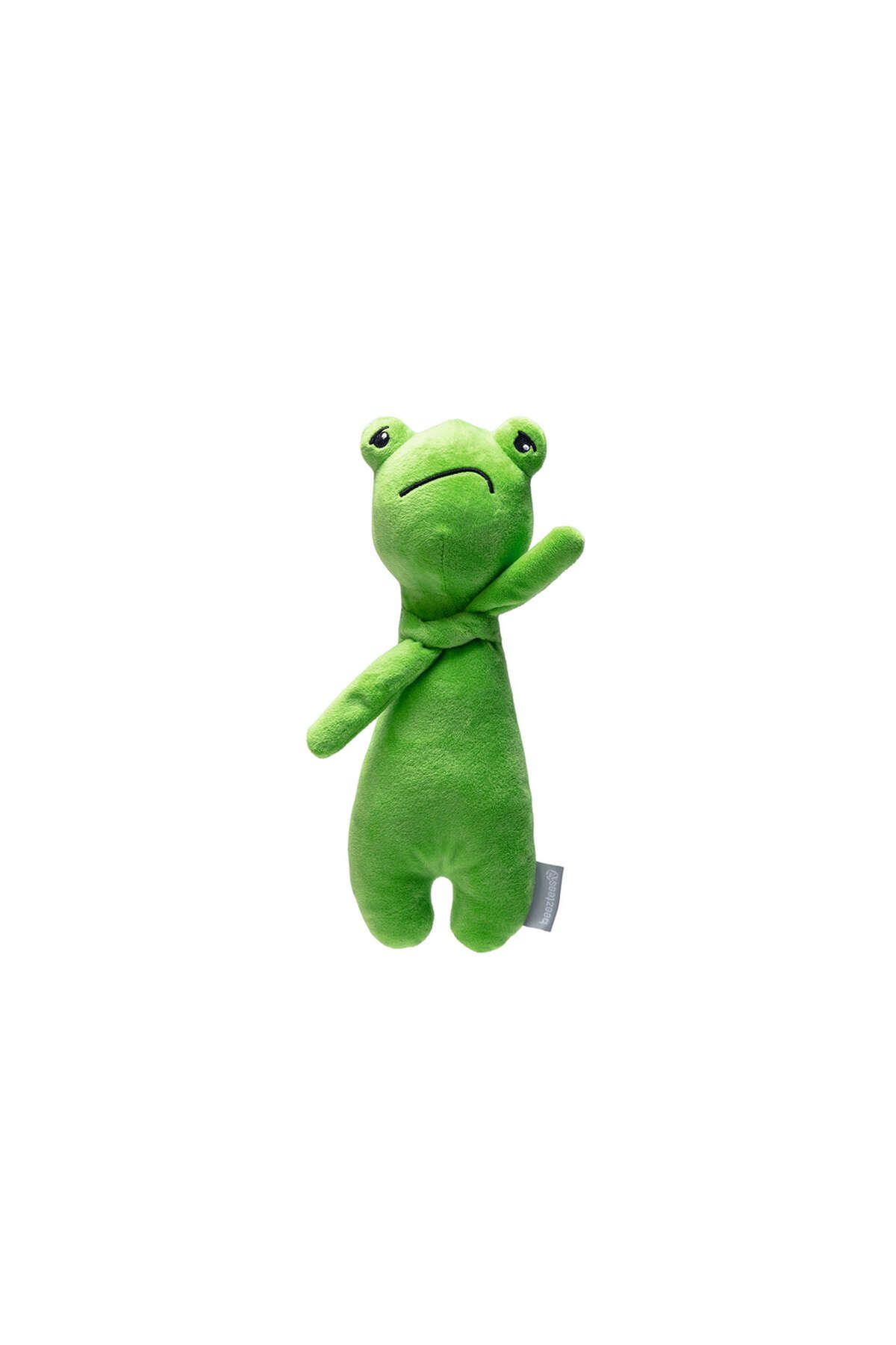 Beeztees Köpek Oyuncağı, Kurbağ, Peluş, Yeşil, 30x11,5x7,5cm GLSTD