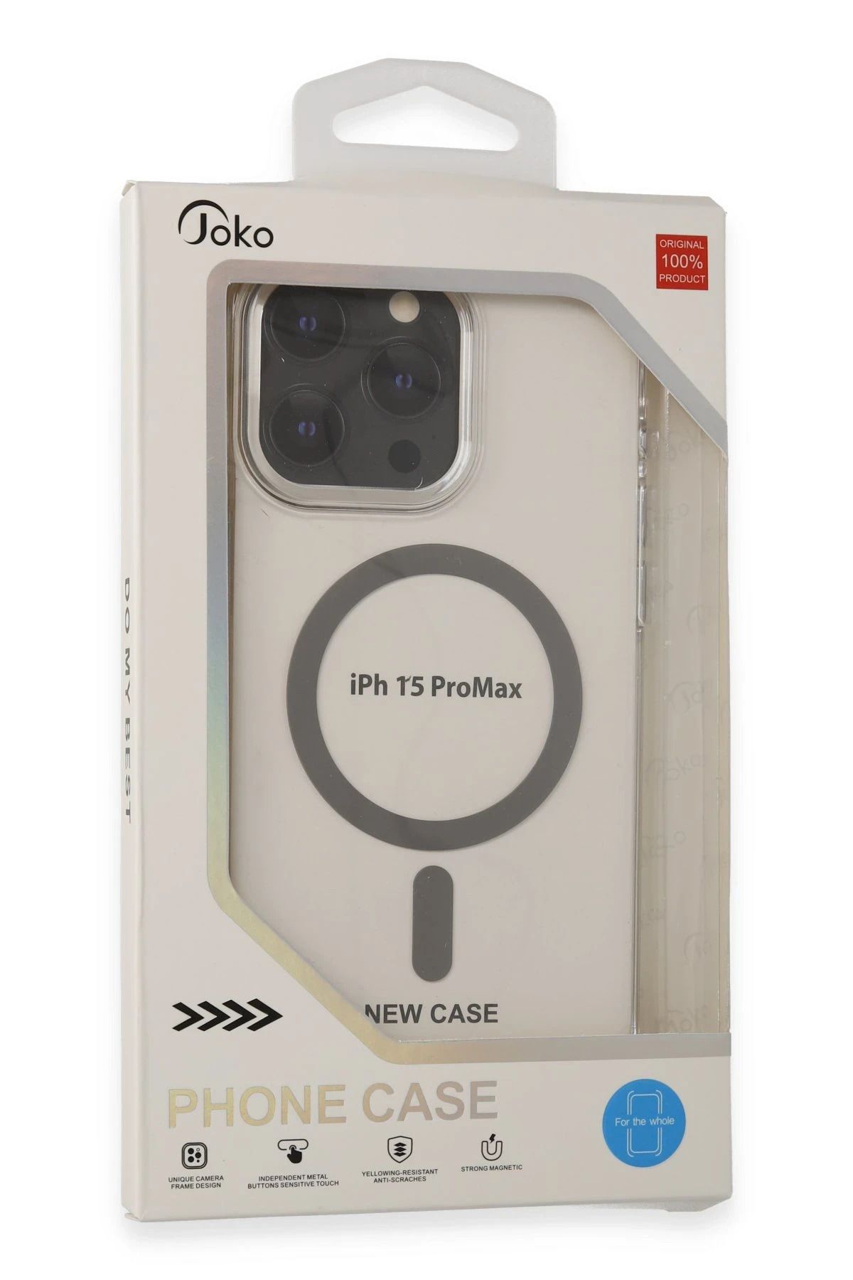 Joko iPhone 15 Pro Bubble Magsafe Kapak - Titan Gri SVLRS