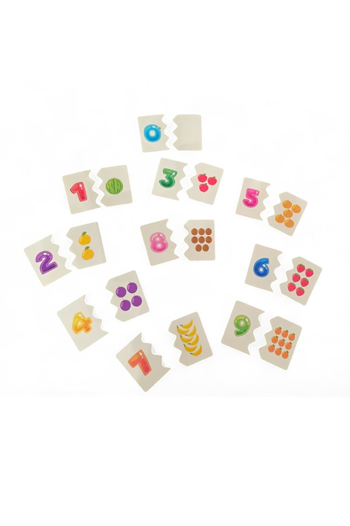 Fizello Ahşap Sayılar Eğitici Öğretici Eşleştirme Kartları Bebek Çocuk Oyuncak fotoğrafı 4 (önizleme)