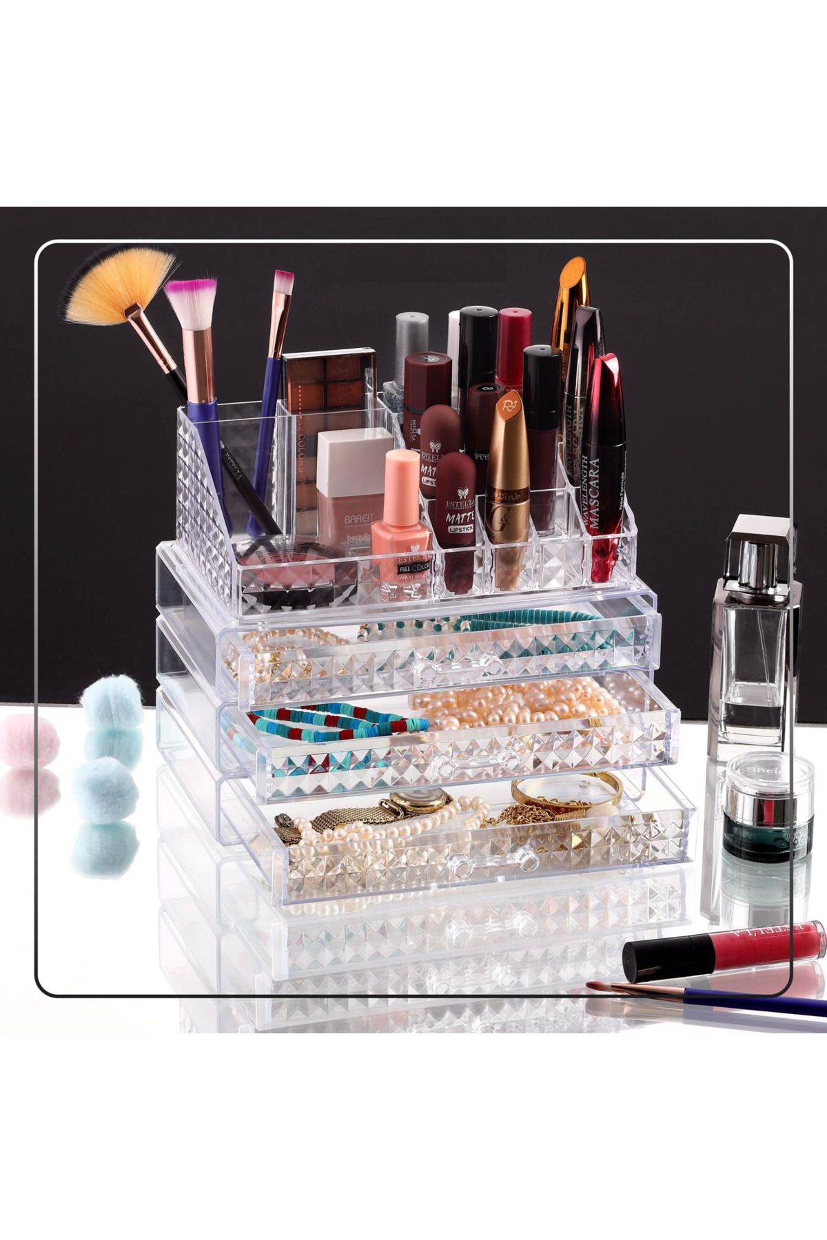 hayalimsah DIAMOND KLASİK ORGANİZER - 3 ÇEKMECE (4767)