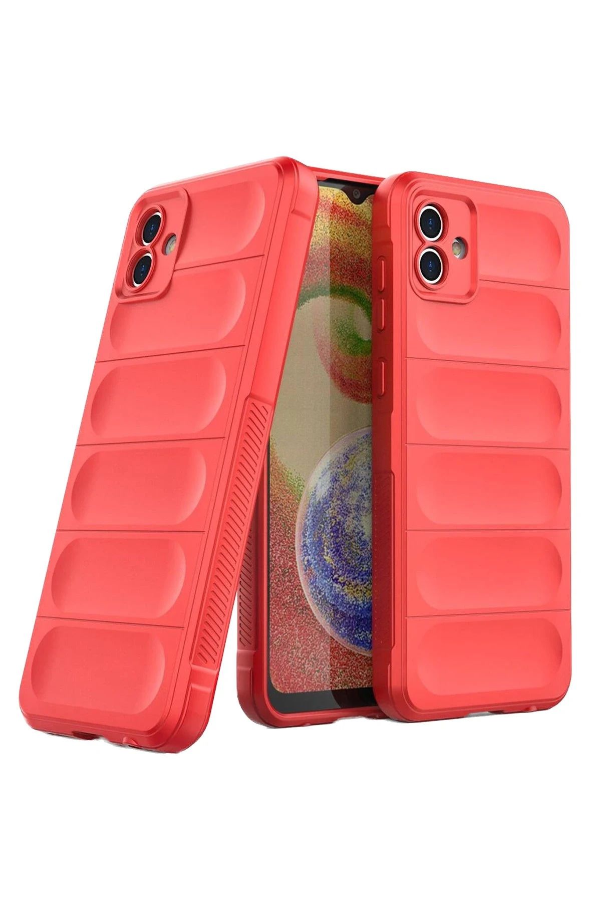 NewFace Galaxy A05 Kılıf Optimum Silikon  uyumlu - Kırmızı BSTMY