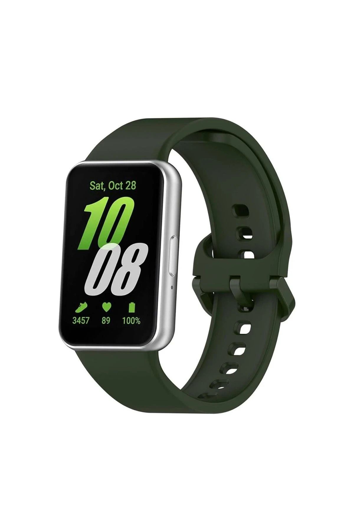 NewFace Samsung Galaxy Fit 3 Klasik Kordon - Haki Yeşil BSTMY