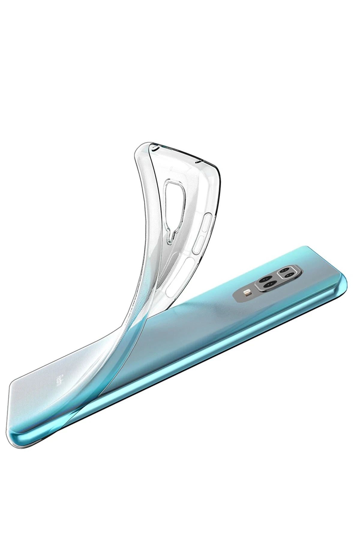 NewFace Xiaomi Redmi Note 9 Pro Kılıf Lüx Şeffaf Silikon - Şeffaf BSTMY