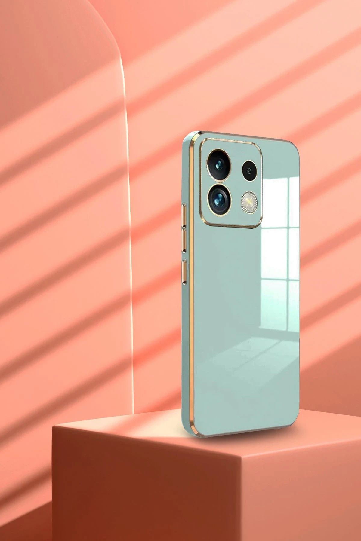 NewFace Xiaomi Poco M6 Pro 4G Kılıf Volet Silikon - Siyah DPMAH