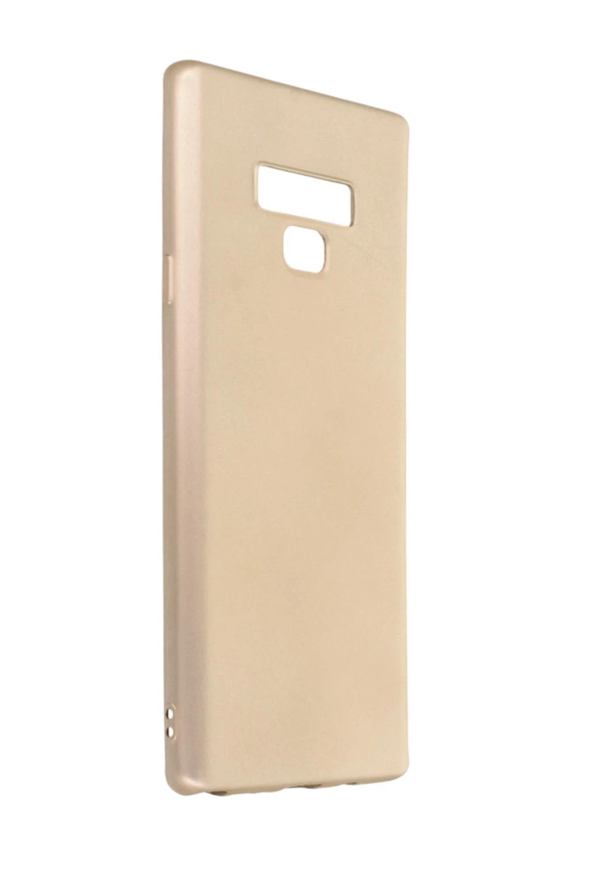 NewFace Samsung Galaxy Note 9 Kılıf First Silikon - Gold BSTMY