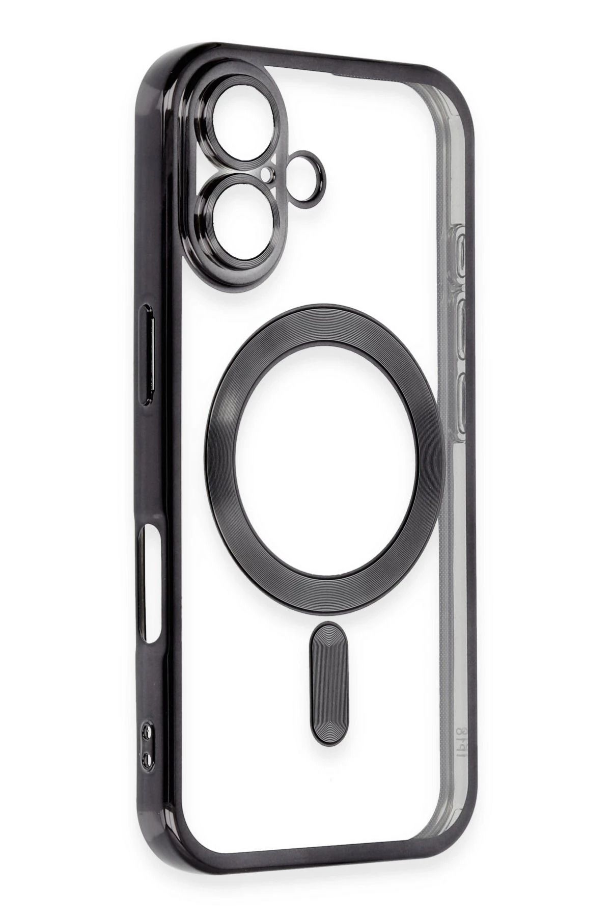 NewFace iPhone 16 Plus Kılıf Kross Magneticsafe Kapak - Siyah BSTMY