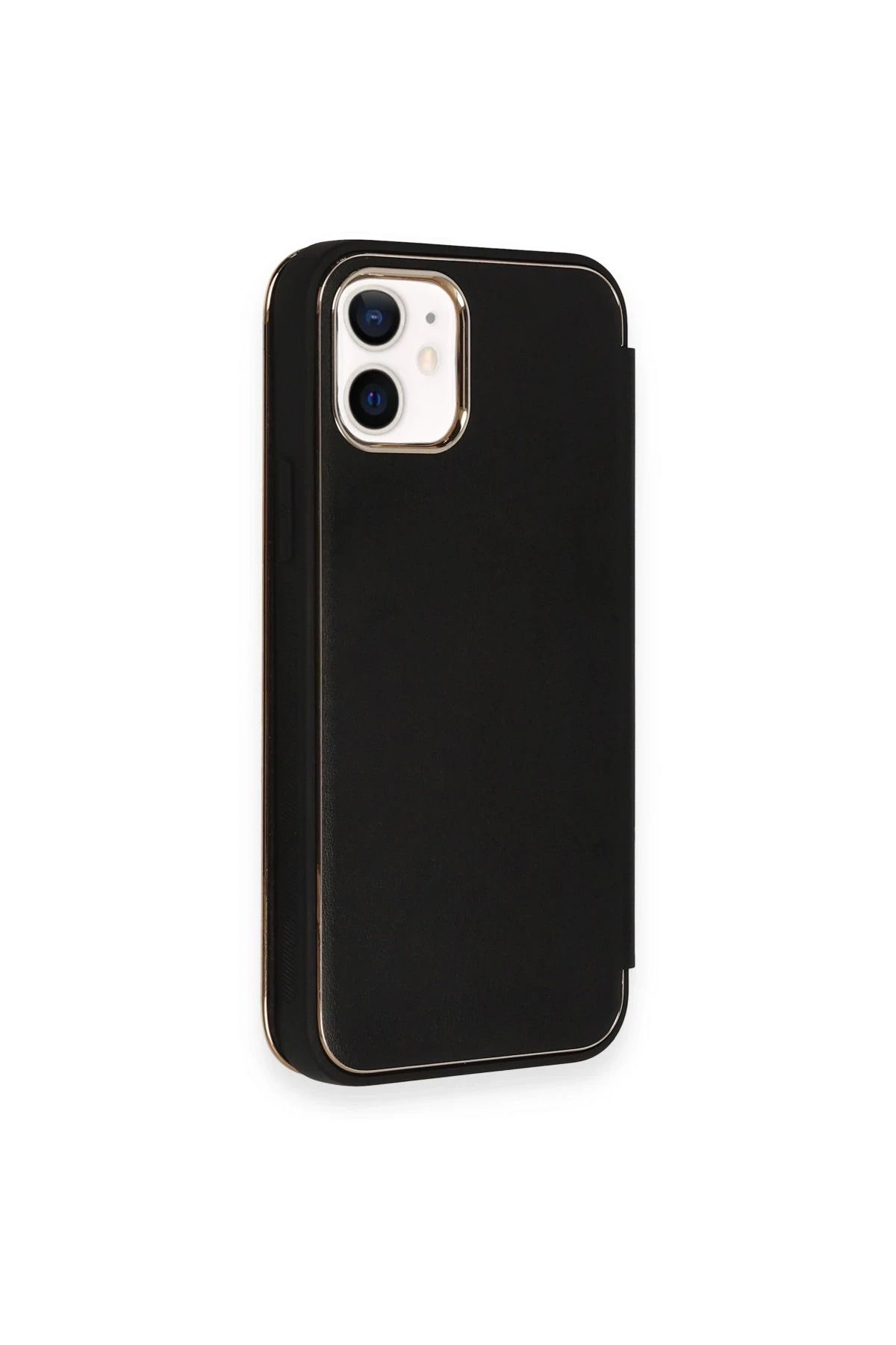NewFace iPhone 11 Kılıf Dolpin Kapaklı - Siyah WLZOR
