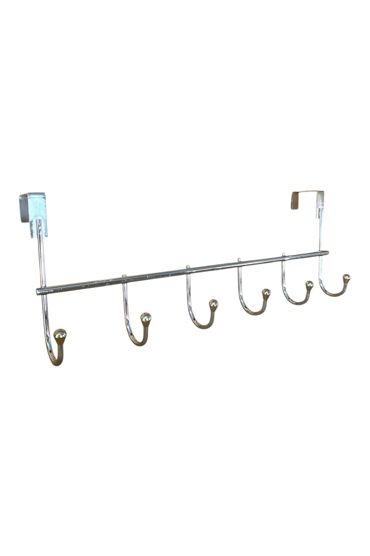 YARGICI Home Metal Kapı Arkası Askısı 6’lı Kıyafet Havlu Çanta Askılığı