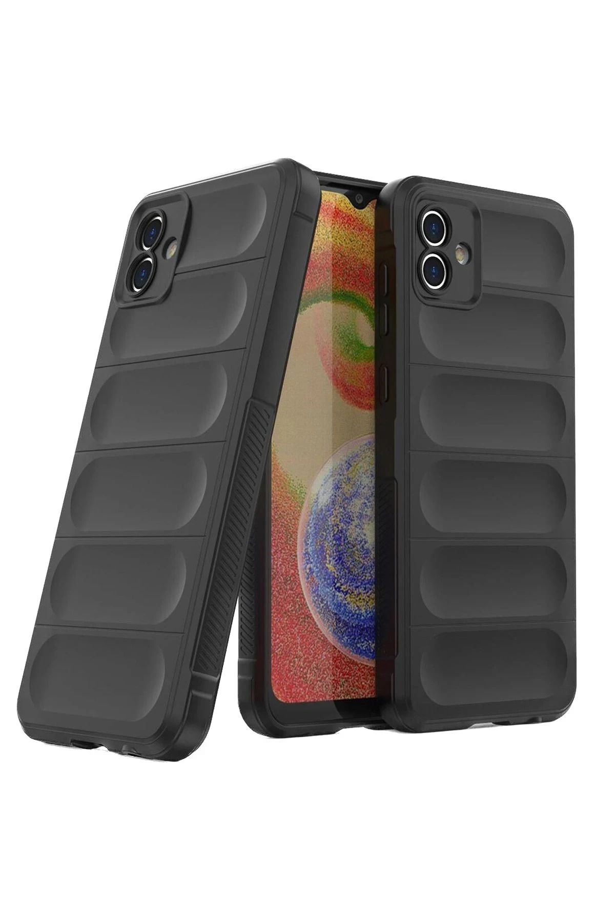 NewFace Galaxy A05 Uyumlu Kılıf Optimum Silikon - Siyah BSTMY