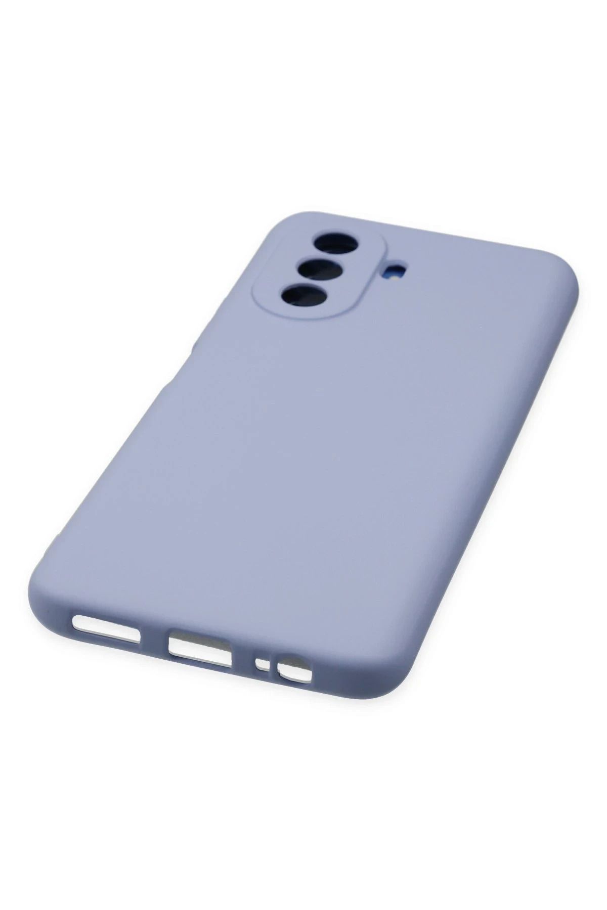 NewFace Huawei Nova Y70 Uyumlu  Kılıf Nano içi Kadife Silikon - Lila SVLRS