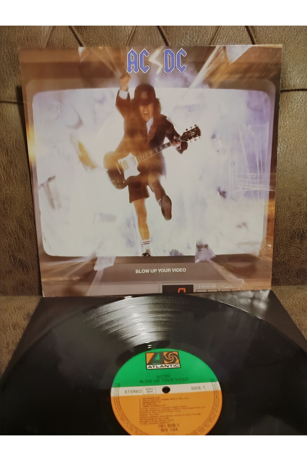 Plakperest AC/DC - Blow Up Your Video 1988 Almanya Basım LP Plak 2.EL