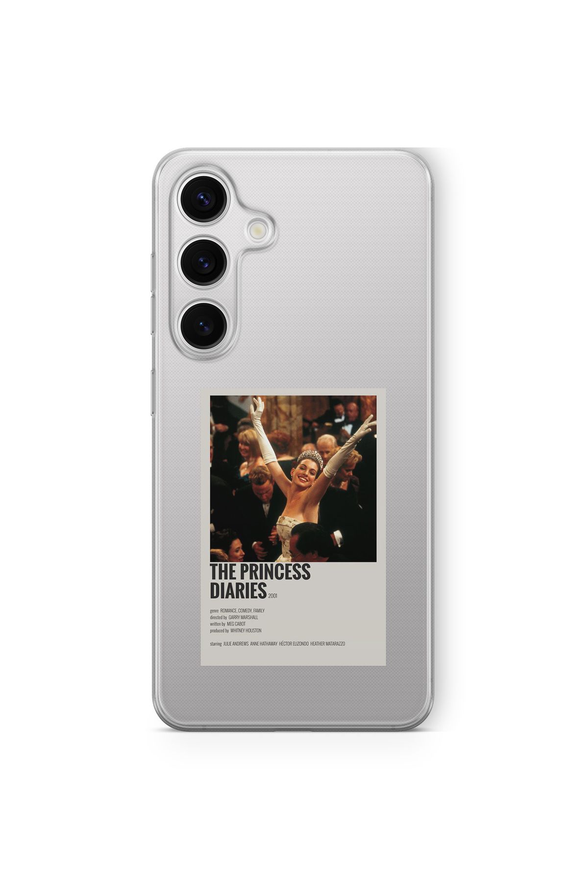Space Star Samsung Galaxy A35 Uyumlu The Princess Diaries Poster Tasarım Baskılı Şeffaf Kılıf