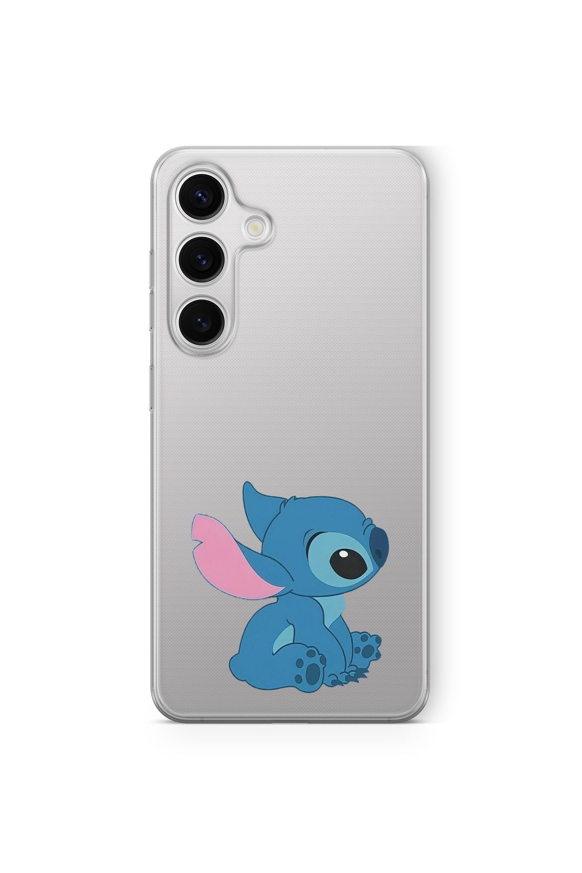 Space Star Samsung Galaxy A15 Uyumlu Stitch 2 Tasarım Baskılı Şeffaf Kılıf