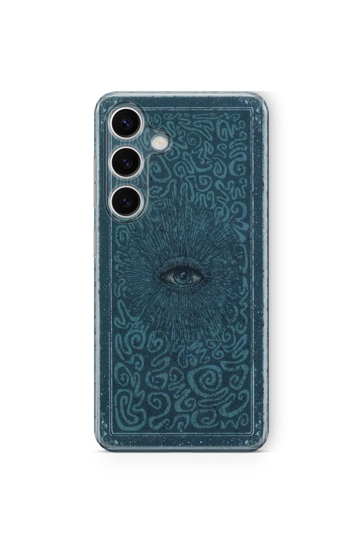 Space Star Samsung Galaxy A25 Uyumlu Tired Eye Tasarım Baskılı Şeffaf Kılıf