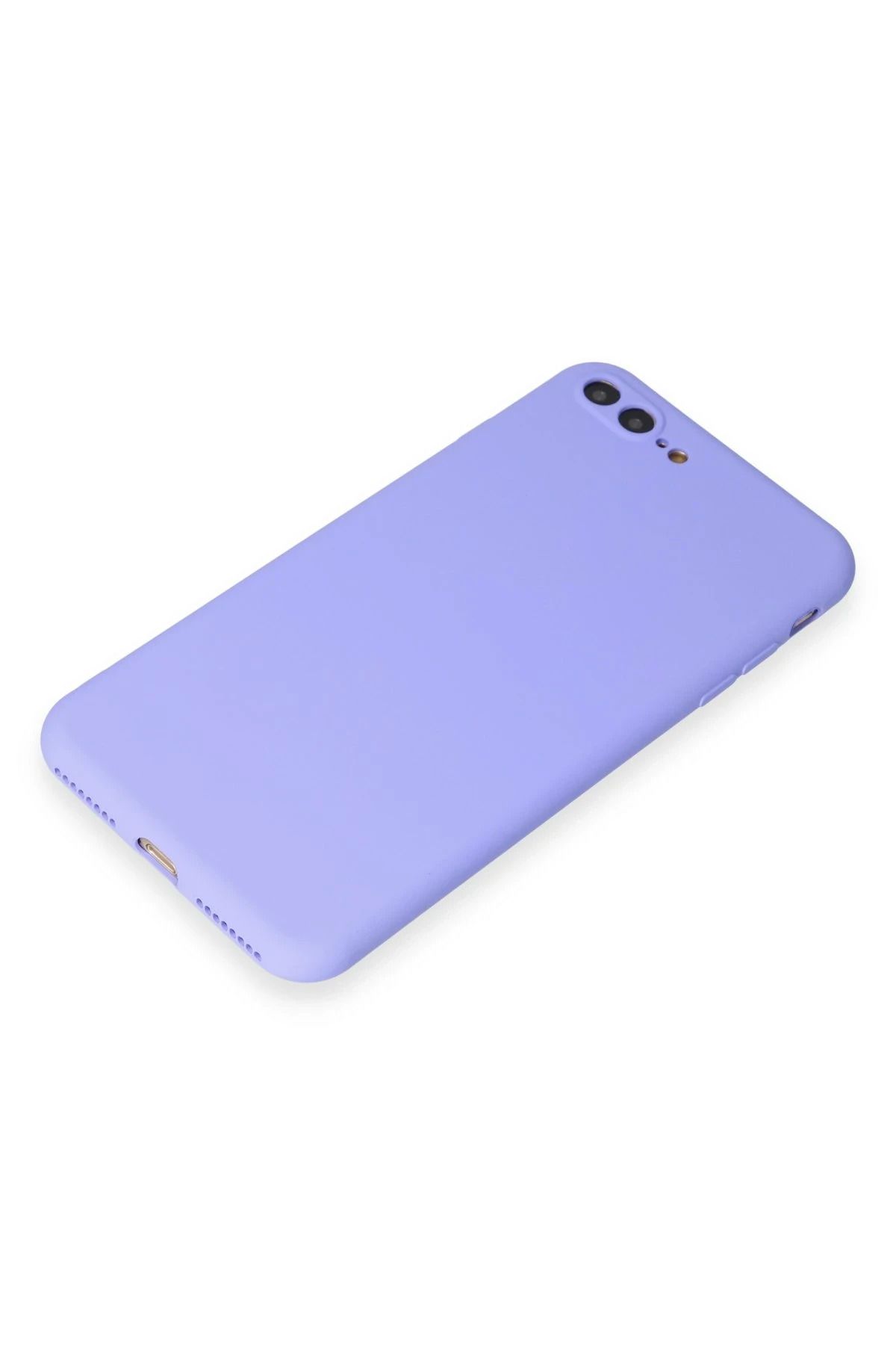 NewFace iPhone 7 Plus Kılıf First Silikon - Lila NRMSA