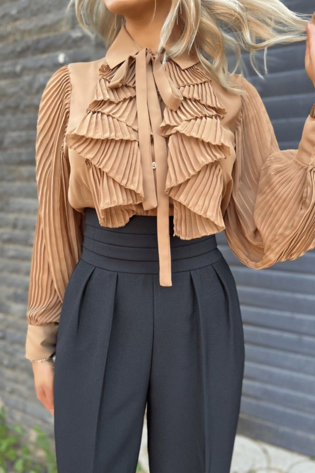 ARUZ MODA 5535 GÖMLEK-VİZON