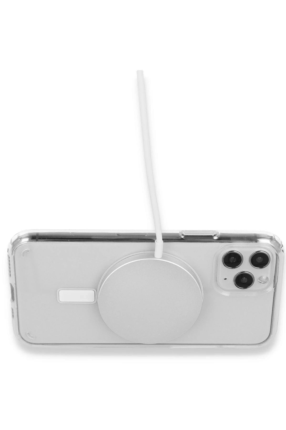 NewFace iPhone 16 Plus Kılıf Pc Real Magsafe Kapak - Şeffaf BSTMY