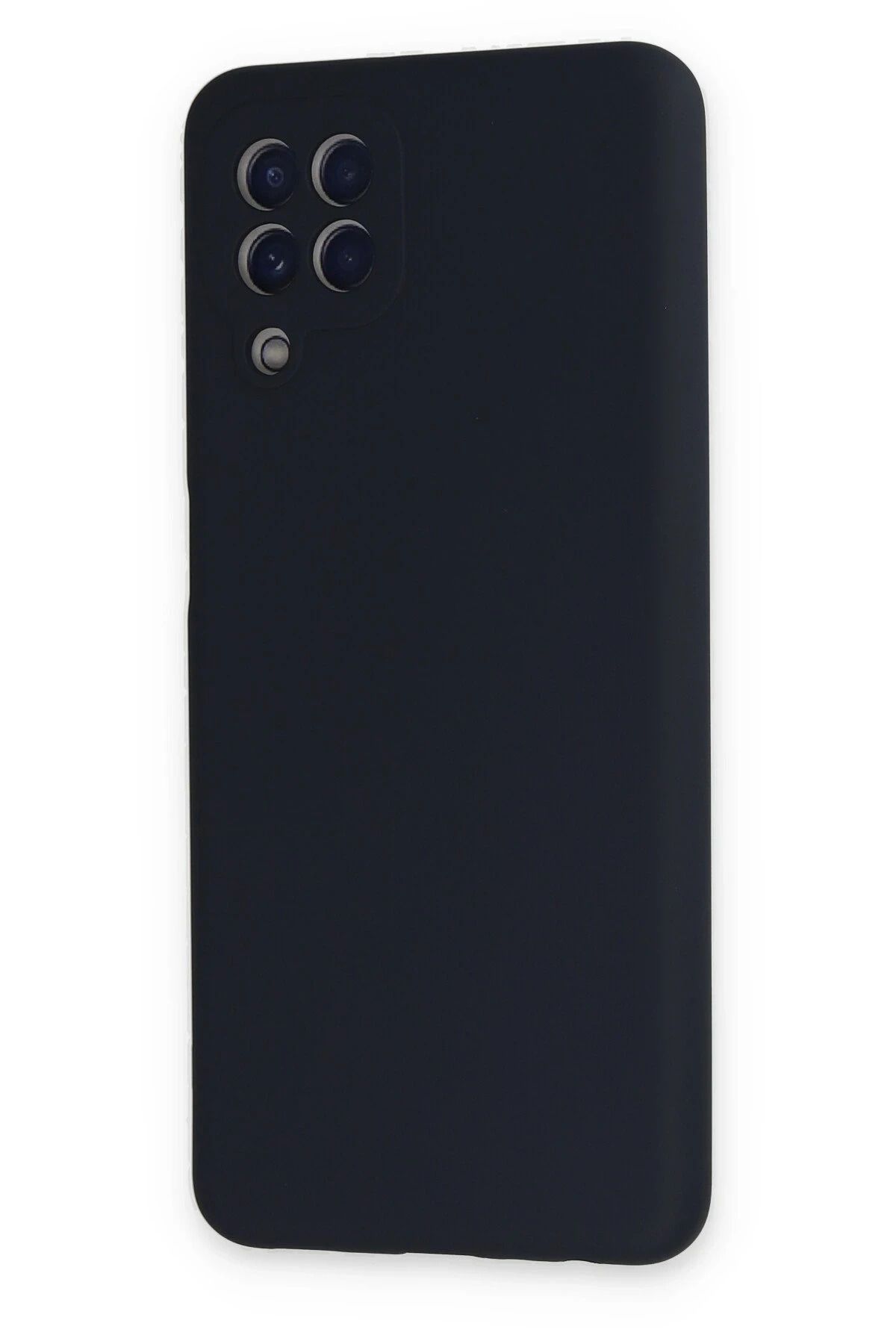 NewFace Galaxy A22 Kılıf Uyumlu  Nano içi Kadife Silikon - Lacivert BSTMY