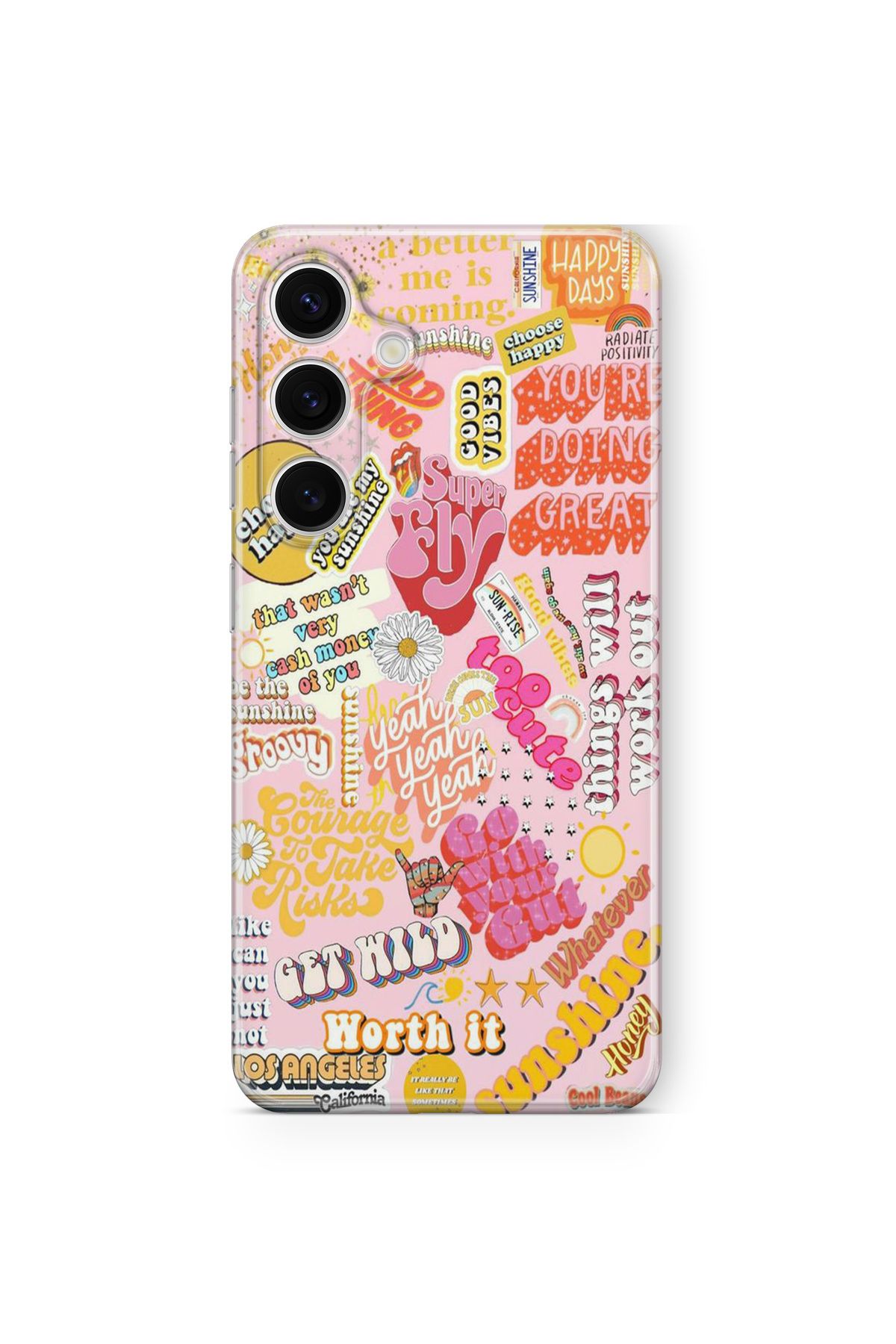 Space Star Samsung Galaxy A04s Uyumlu My Sunshine Tasarım Baskılı Şeffaf Kılıf