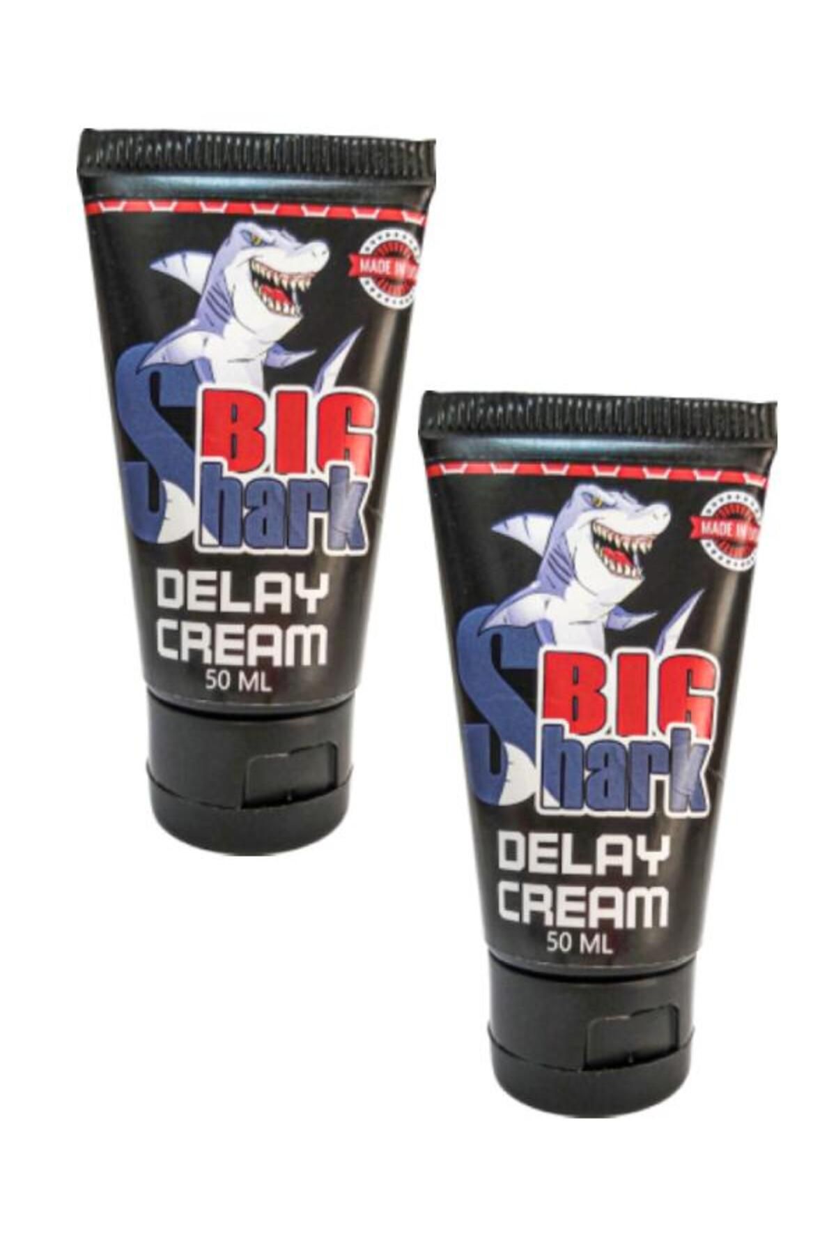 HELSOL Big Shark Del.ay Erkekler Için Yeni Formülü Geci.ktirici Krem 50 ml X 2 Adet