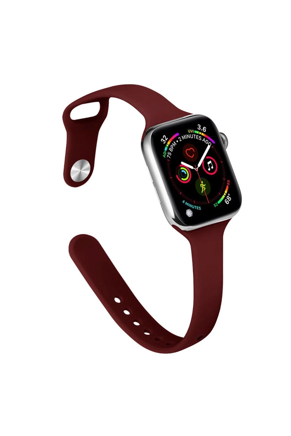 NewFace Apple Watch 38mm Klasik Kordon - Bordo BSTMY