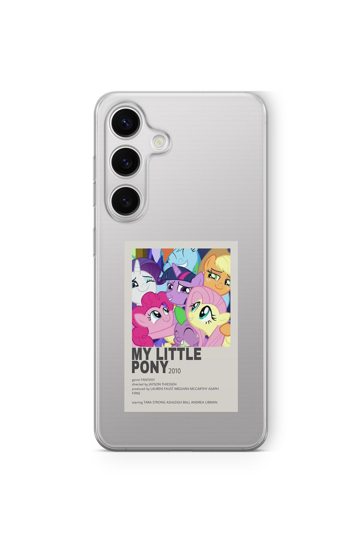 Space Star Samsung Galaxy M34 5G Uyumlu My Little Pony Tasarım Baskılı Şeffaf Kılıf