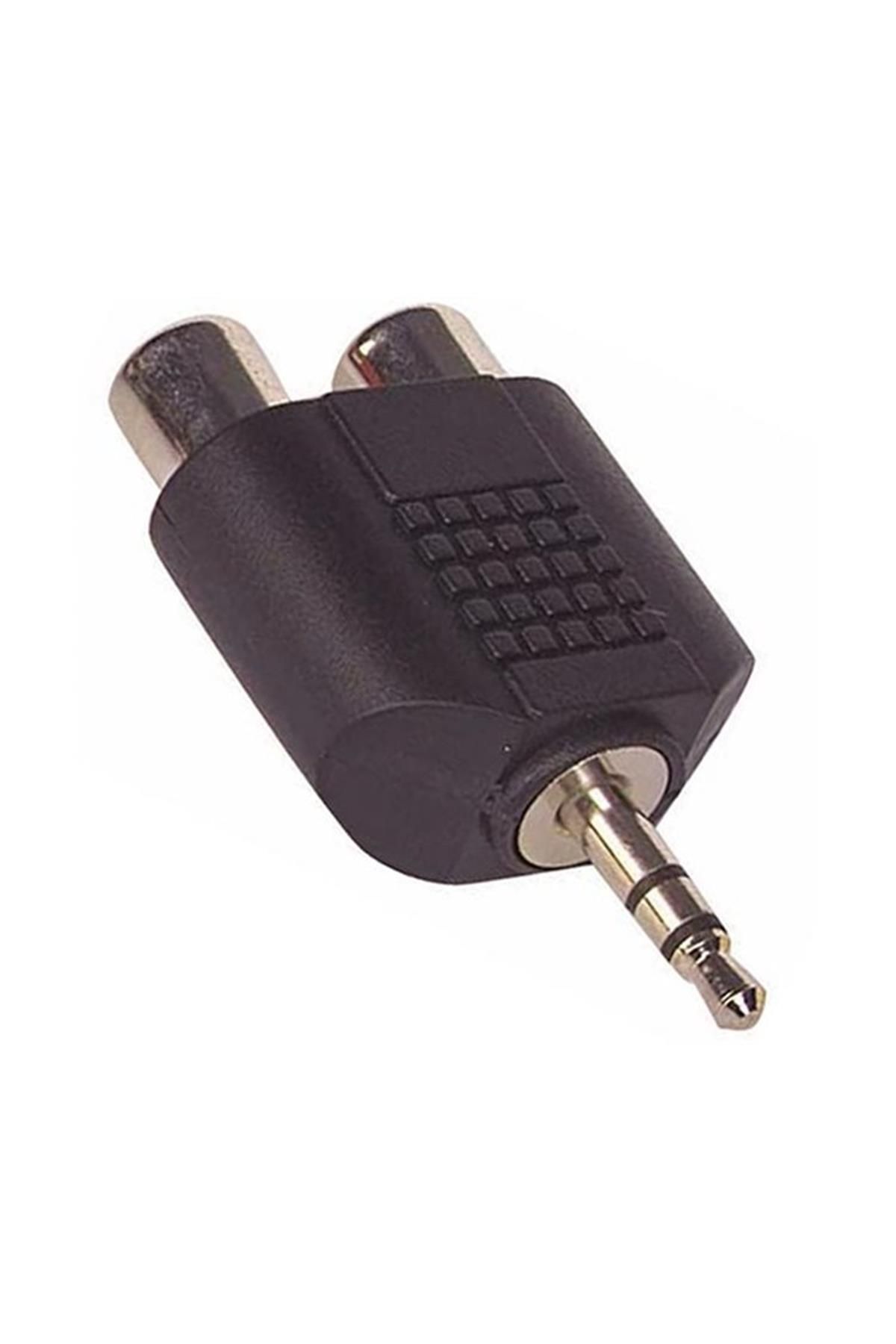 Powermaster 3.5 mm Stereo Erkek 2 Rca Dişi Çevirici 2985