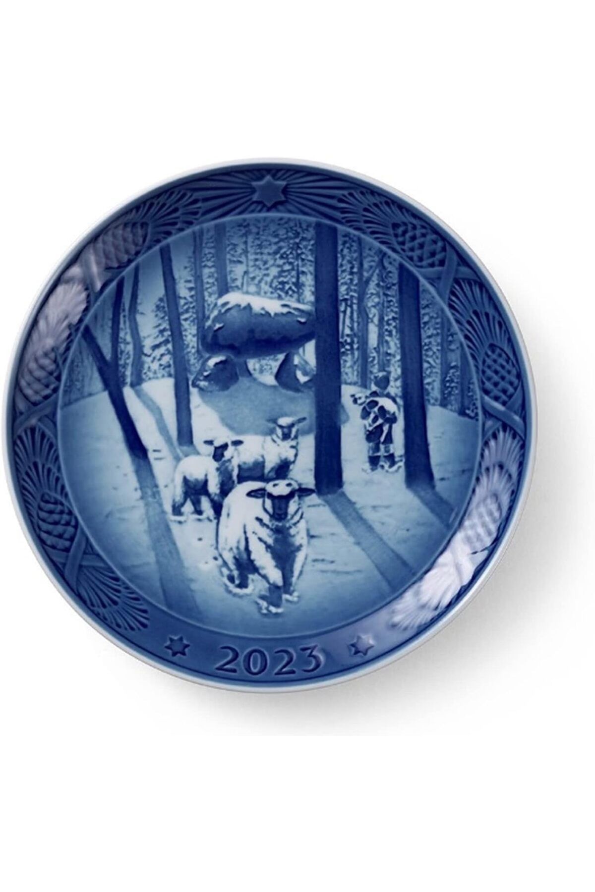 Royal Copenhagen 2023 Koleksiyon Noel Tabağı, “Christmas Time in the Forest” Allan Therkelsen İmzalı