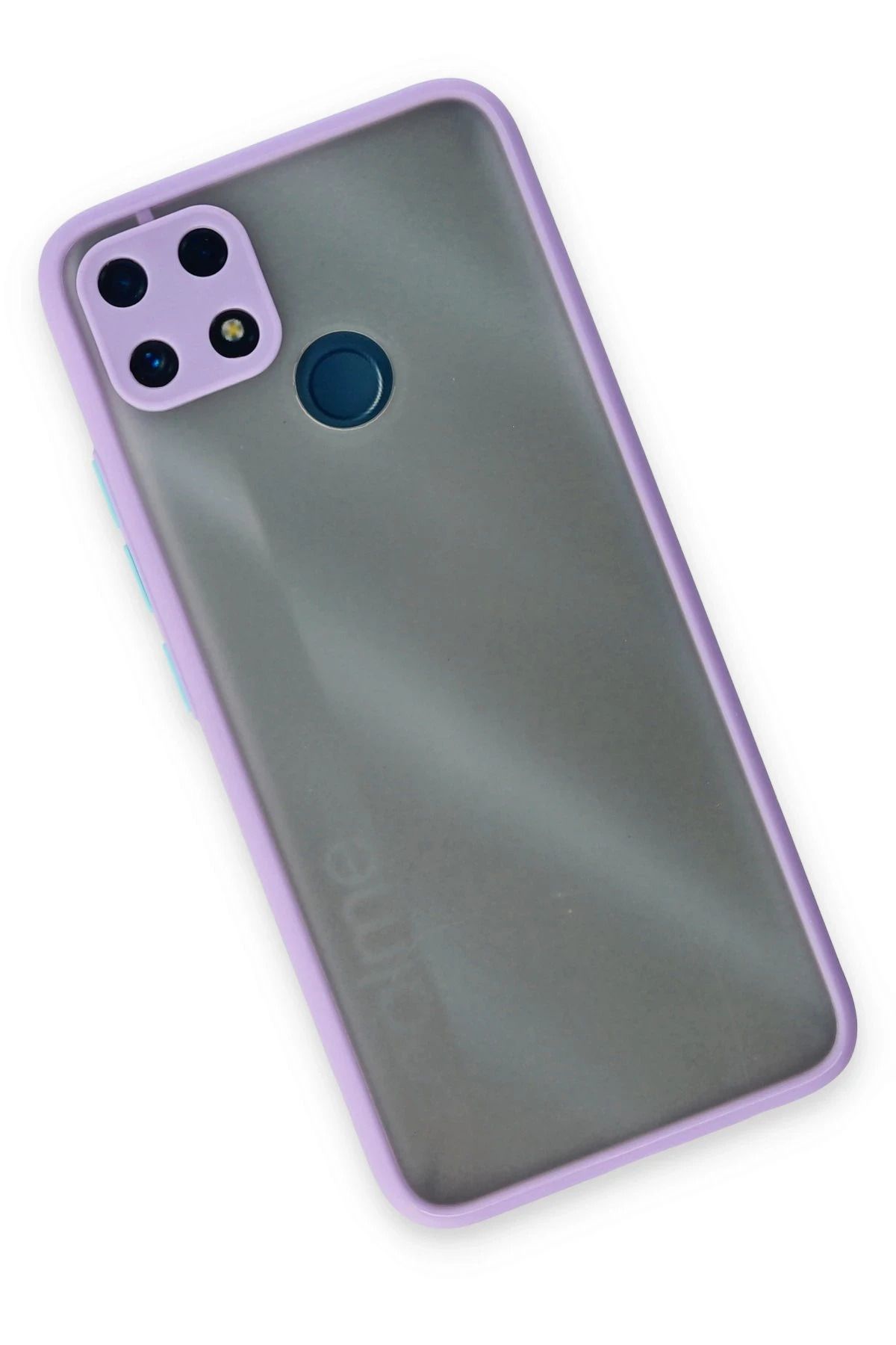 NewFace Realme C25 Kılıf Montreal Silikon Kapak - Mor SVLRS