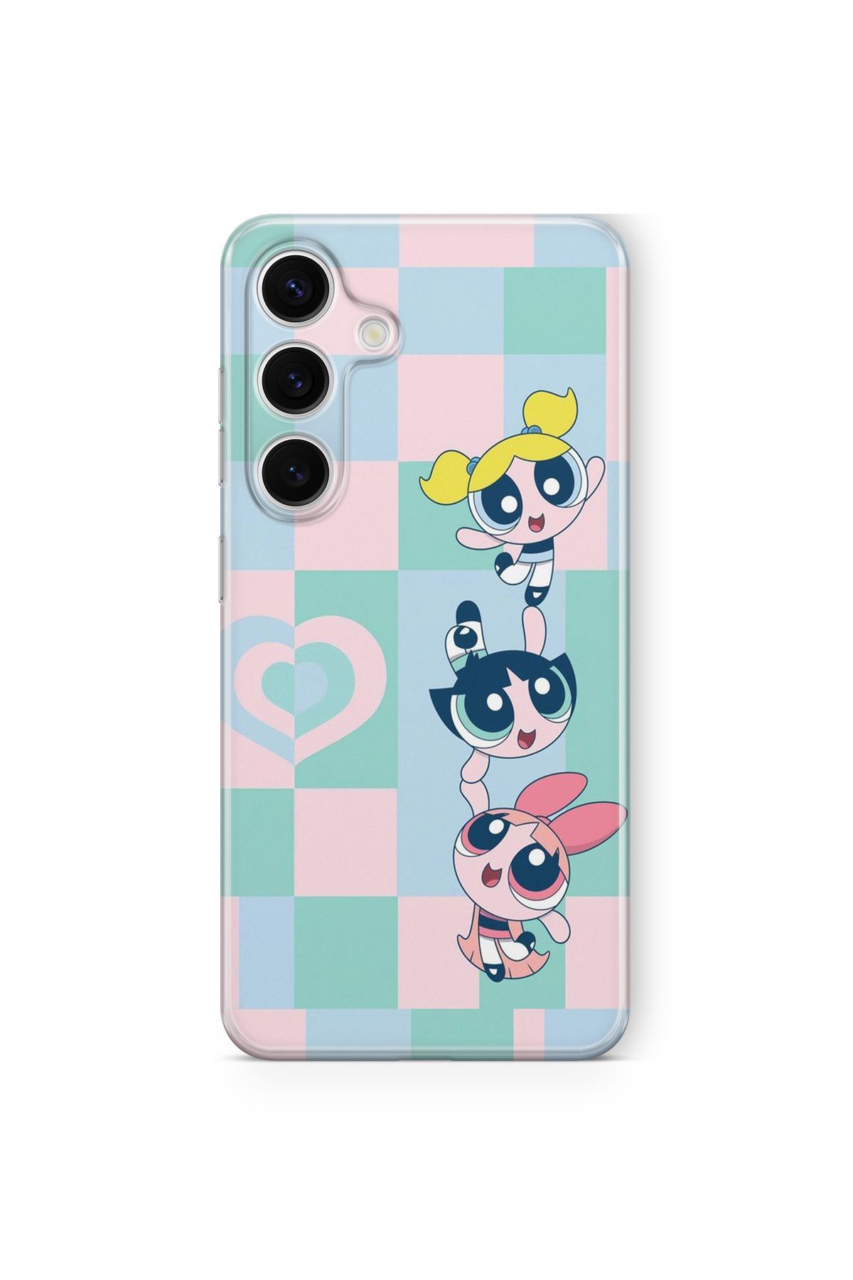Space Star Samsung Galaxy A35 Uyumlu Powerpuff Girls Tasarım Baskılı Şeffaf Kılıf