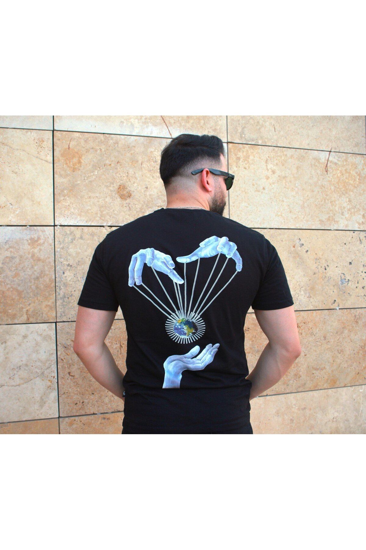 Butik %100 Pamuk Ön ve Arka Baskılı Oversize Tshirt - Rahat ve Tarz Tasarım