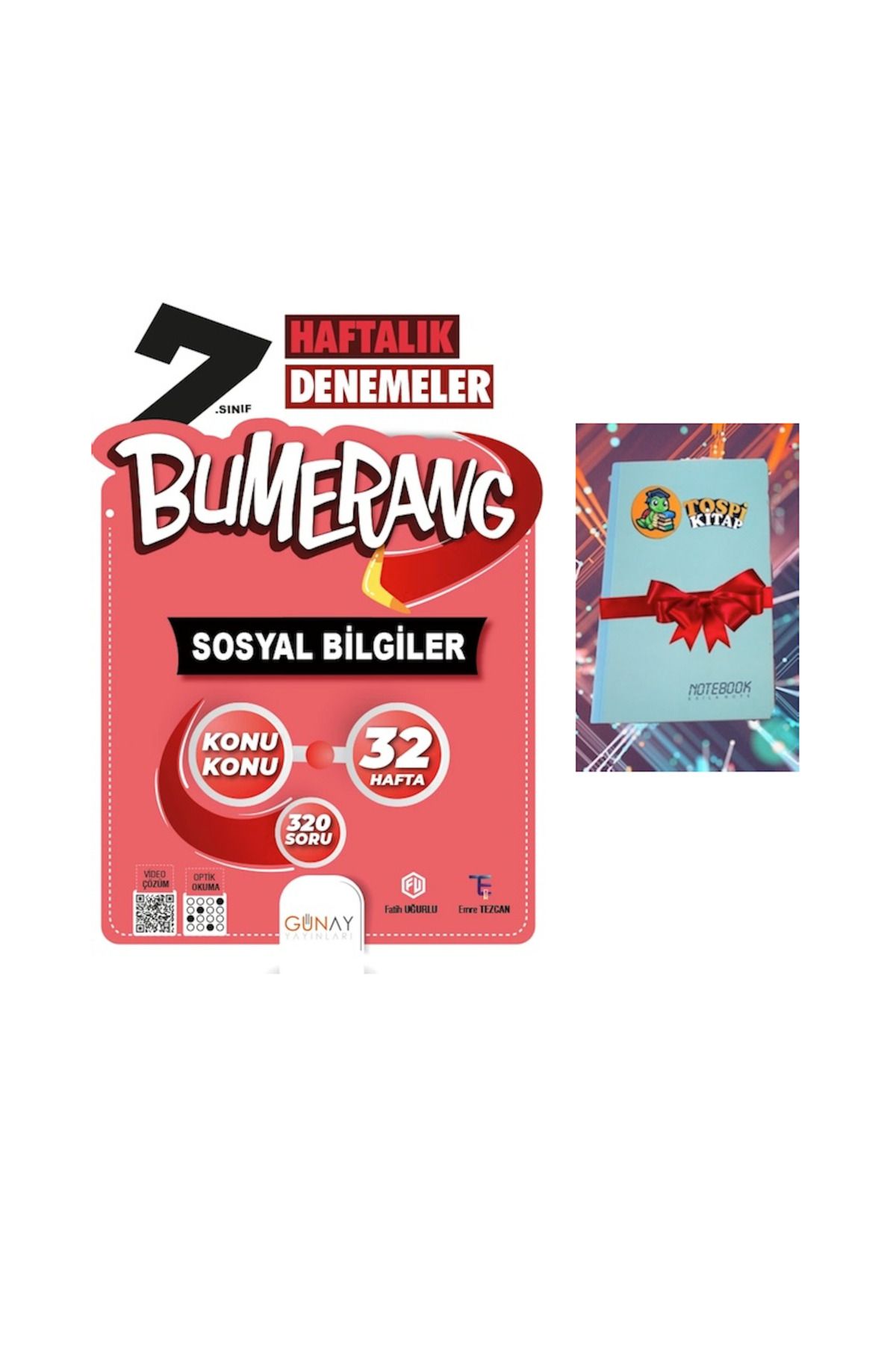 Günay Yayınları Bumerang 32 Haftalık İNKILAP TARİHİ Denemeleri (NOT DEFTERİ HEDİYE)