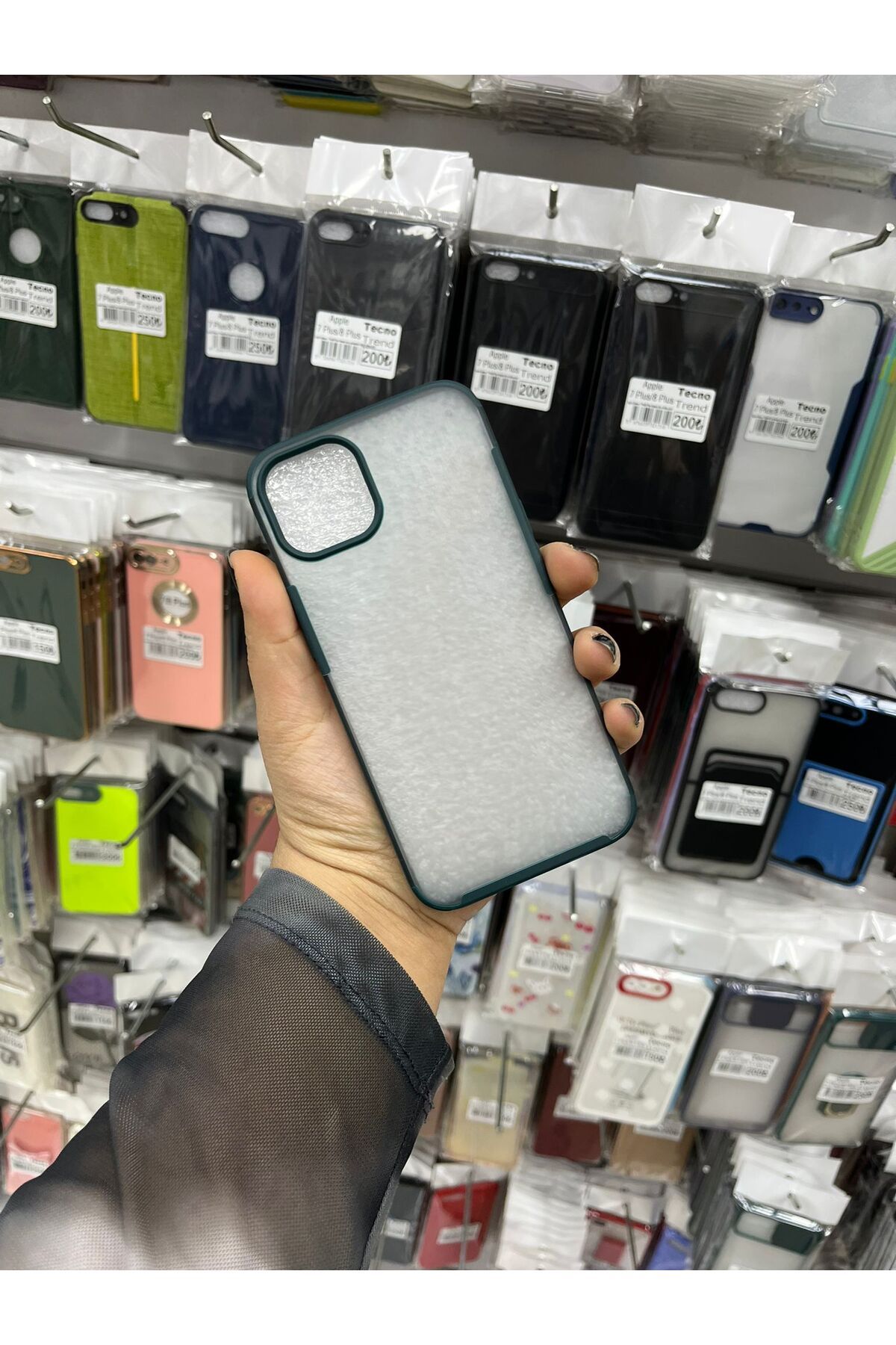 TECNOTREND Apple İphone 13/14 Uyumlu buzlu silikon kılıf