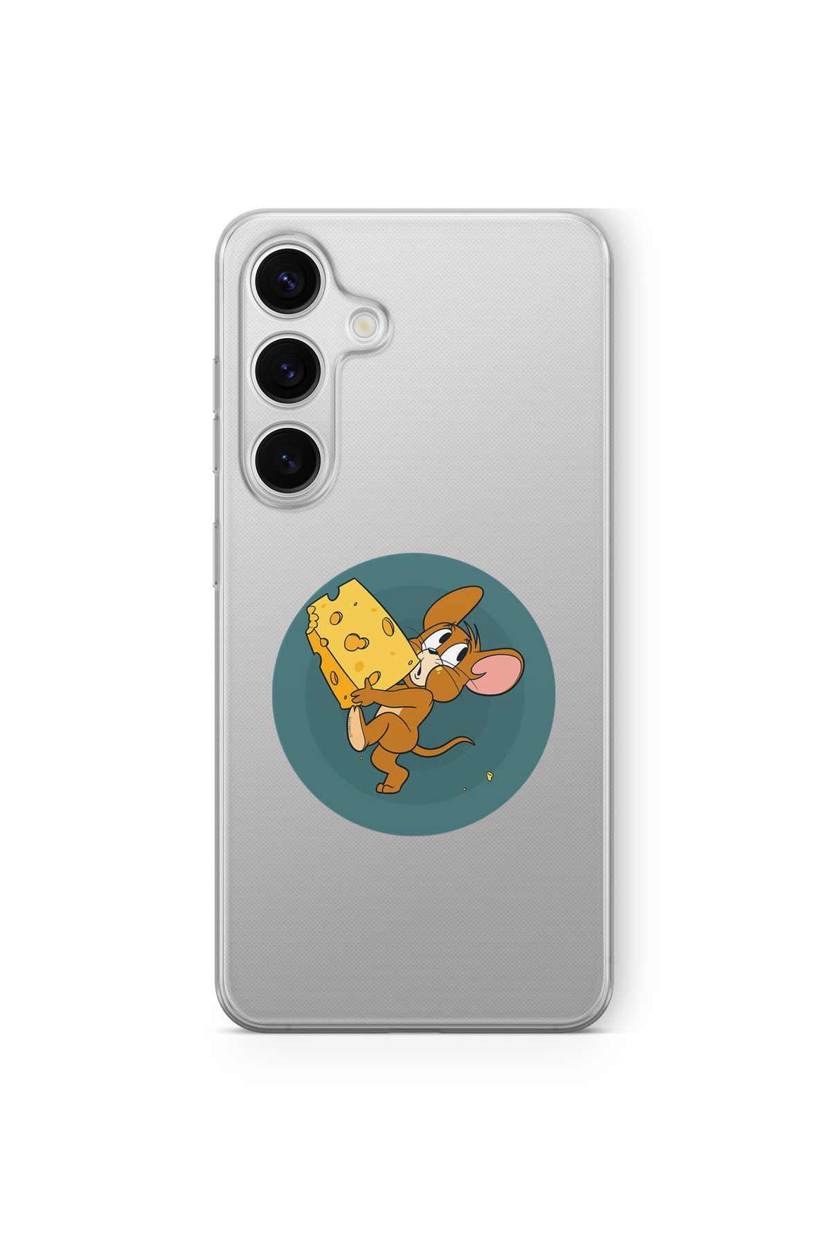 Space Star Samsung Galaxy A34 Uyumlu Jerry Tasarım Baskılı Şeffaf Kılıf