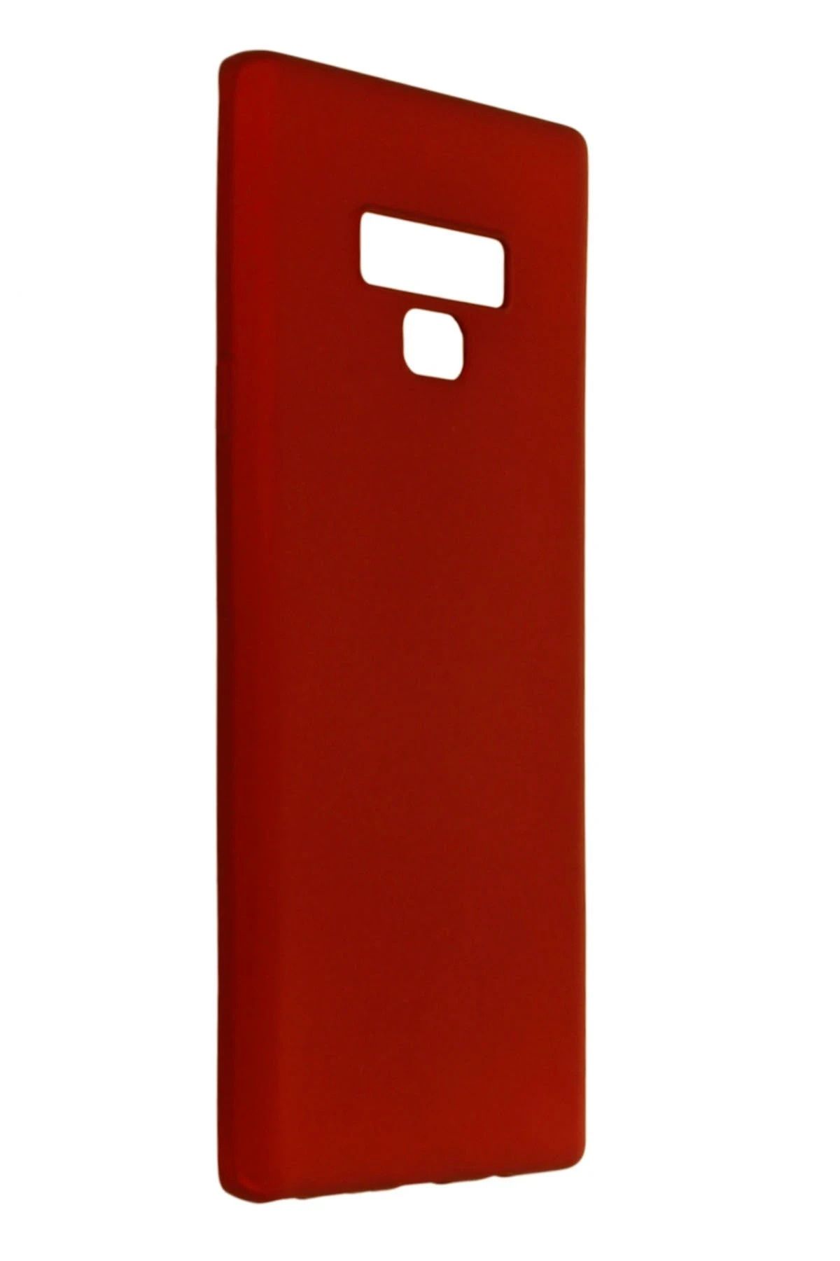 NewFace Samsung Galaxy Note 9 Kılıf First Silikon - Bordo SVLRS