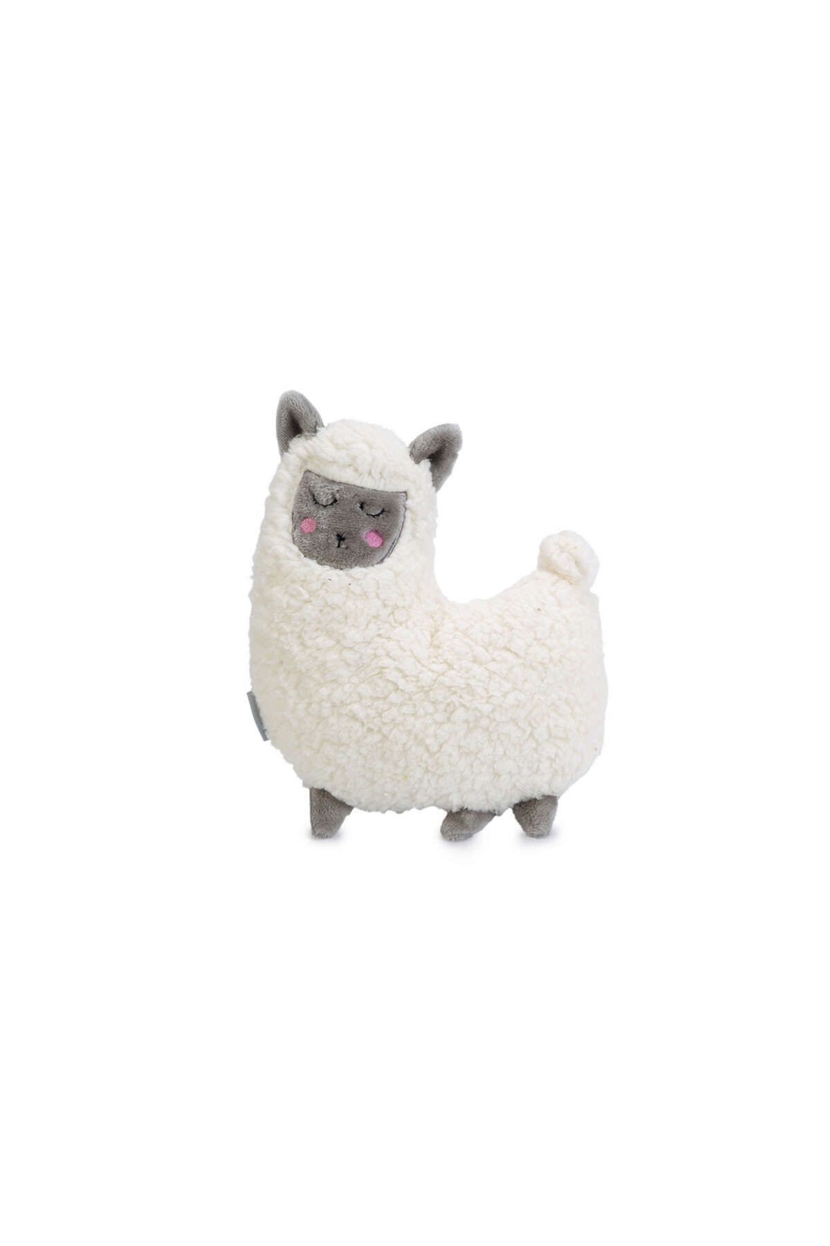 Beeztees Yavru Köpek Oyuncağı, Kalp Atışlı, Lama, Peluş, Beyaz, 26x20x7,5cm GLSTD