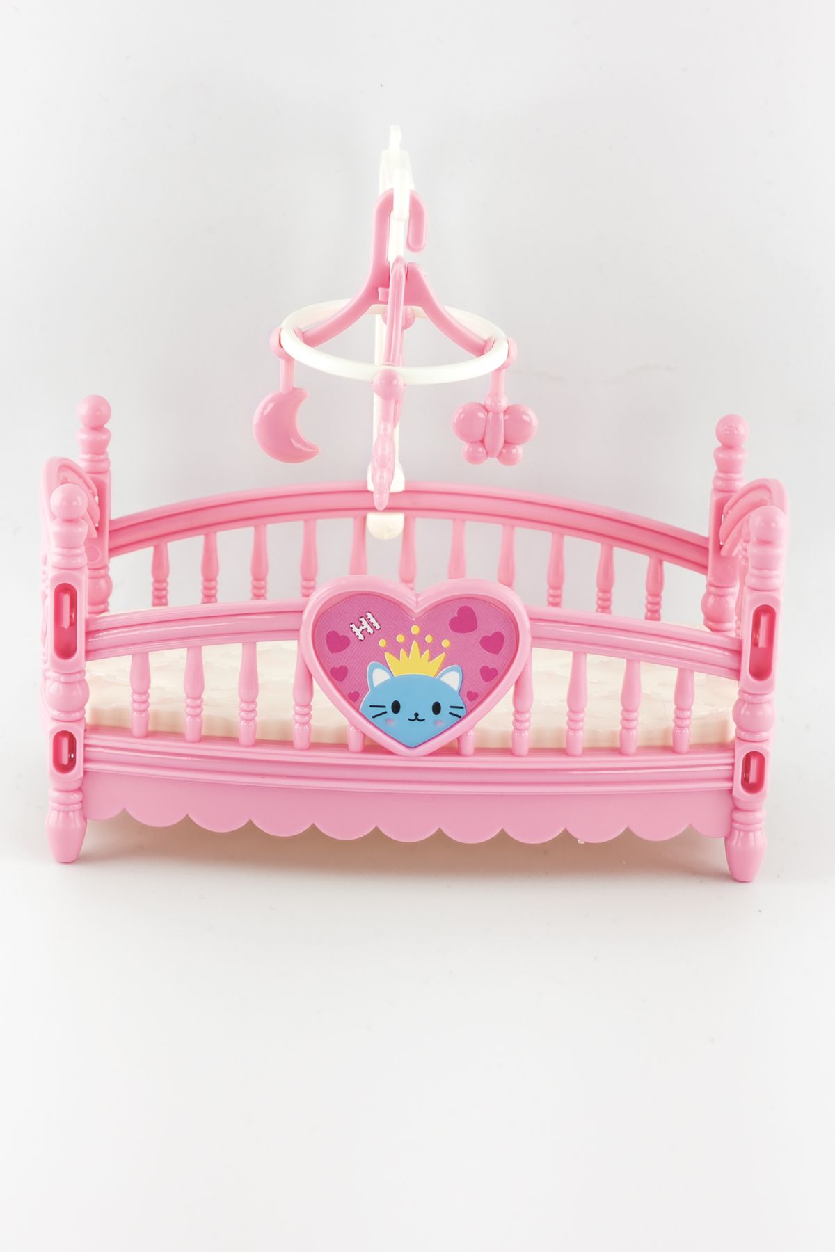 shop Sevimli Mini Beşik & Çocuk Yatağı | Dönenceli Oyuncak Bebek Evi Mobilyası-Prenses yatak tasarımı