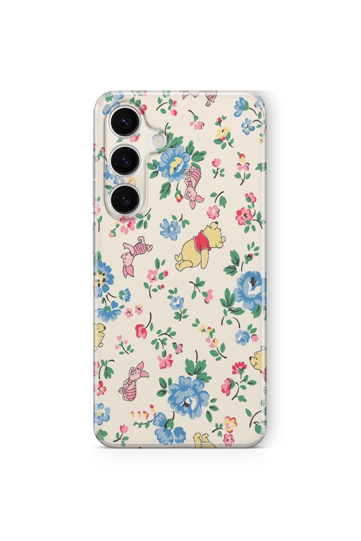 Space Star Samsung Galaxy A36 Uyumlu Winnie and Piglet Tasarım Baskılı Şeffaf Kılıf