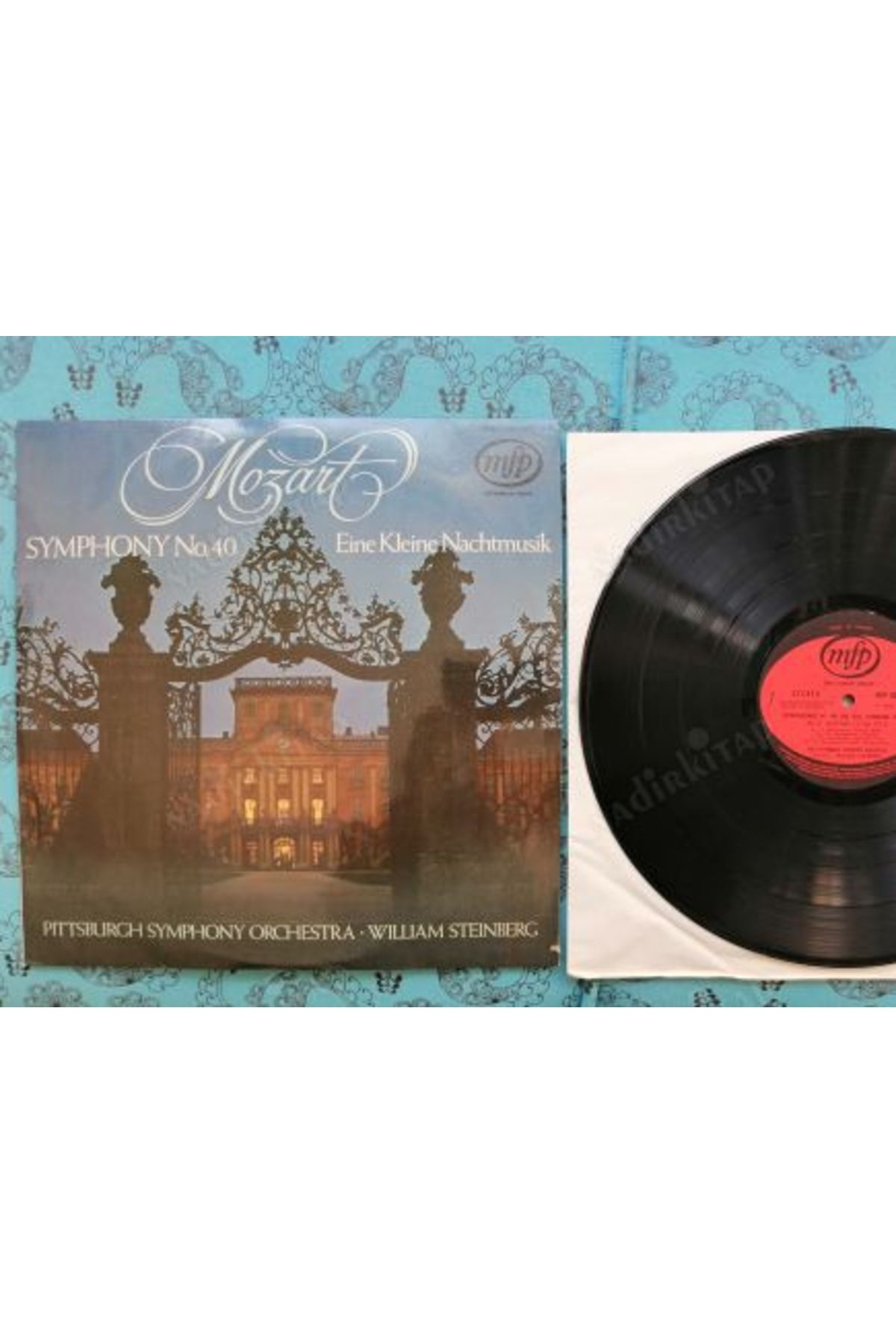 Plakperest MOZART - SYMPHONY NR. 40- PITTSBURGH SYMPHONY ORCHESTRA -1978 FRANSA BASIM LP ALBÜM - 33 LÜK PLAK
