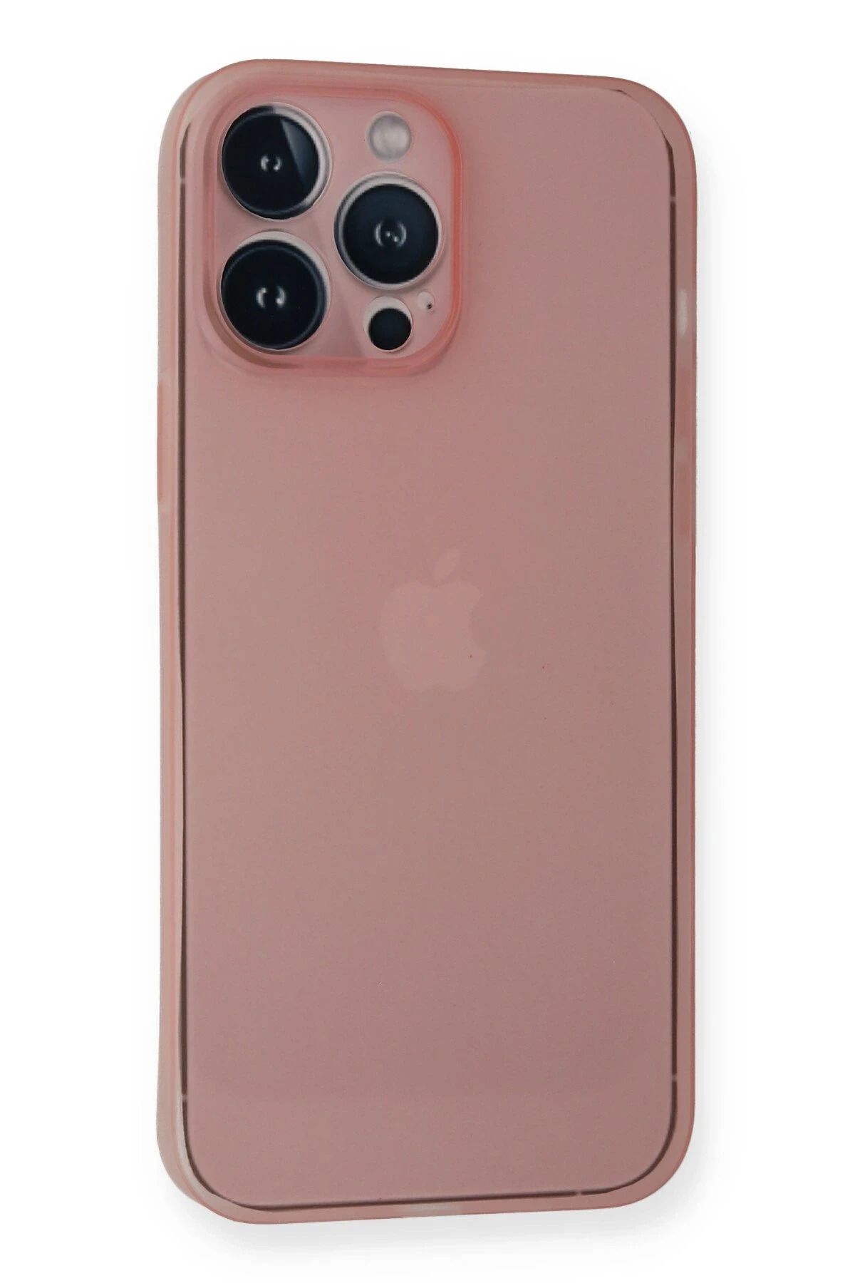 NewFace iPhone 14 Pro Kılıf PP Ultra İnce Kapak - Pembe BSTMY