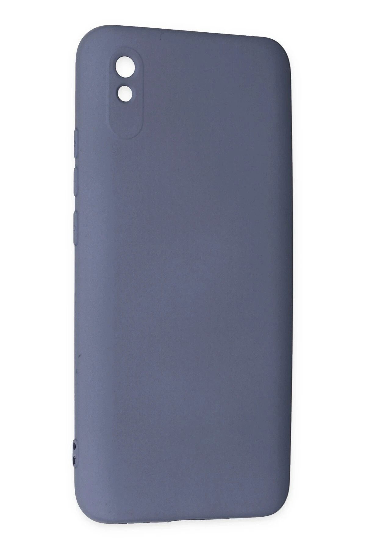 NewFace Xiaomi Redmi 9A uyumlu Kılıf Nano içi Kadife Silikon - Gri BSTMY
