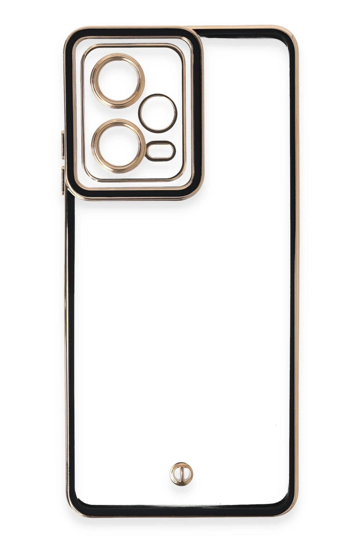 NewFace Xiaomi Redmi Note 12 5G Kılıf Liva Lens Silikon - Siyah SVLRS
