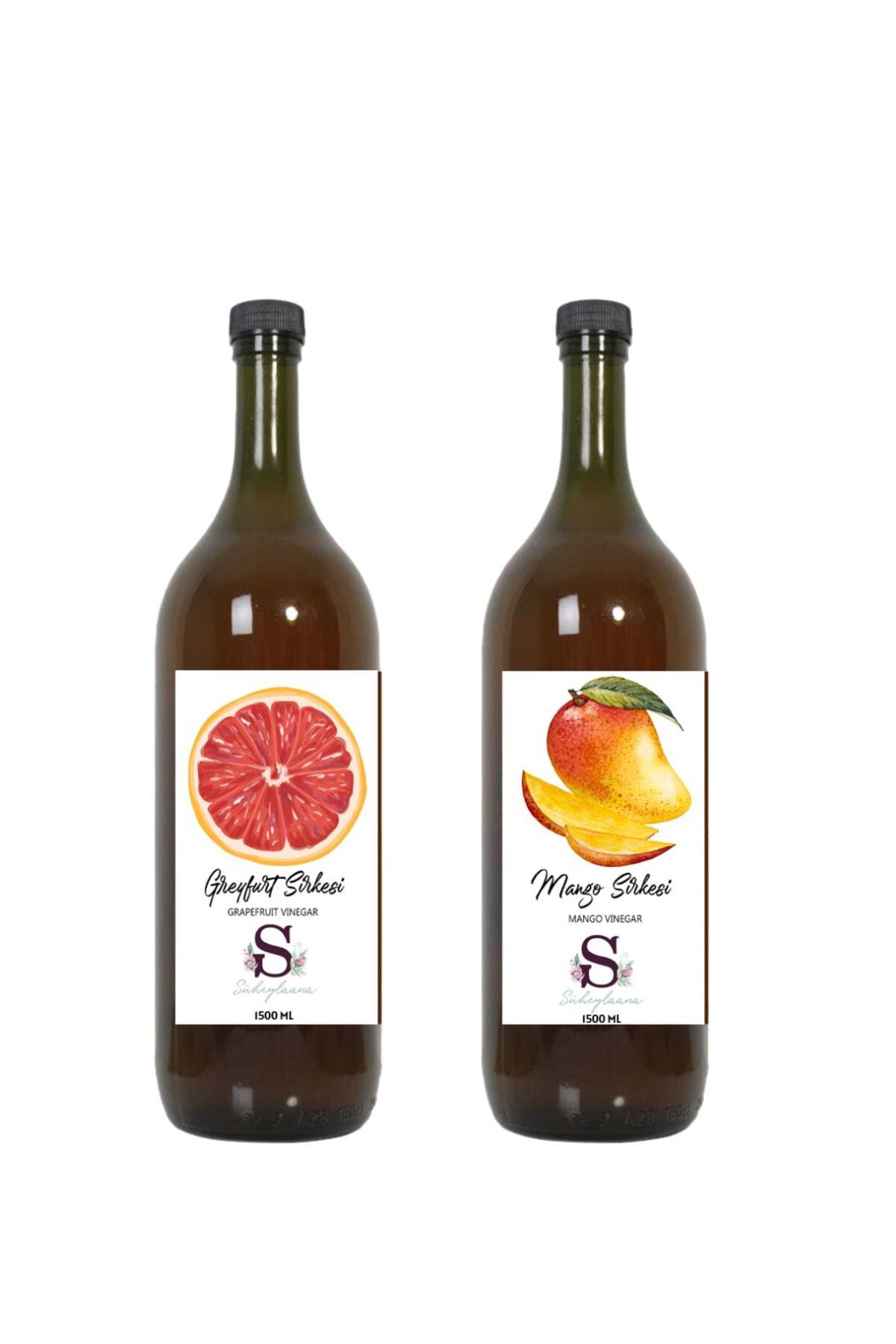 Süheylaana Doğal Greyfurt Sirkesi 1500 Ml - Doğal Mango Sirkesi 1500 Ml