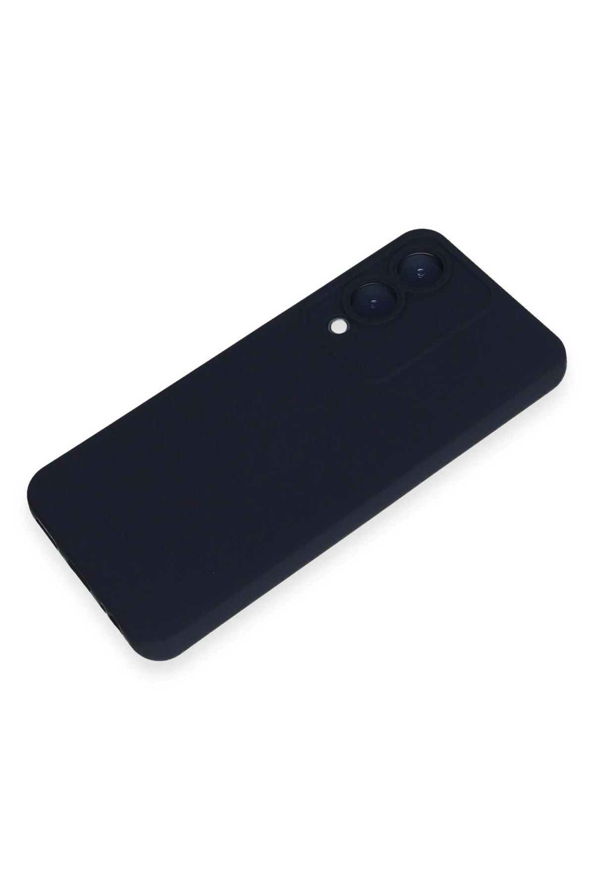 NewFace Vivo Y17S Kılıf Uyumlu Nano içi Kadife Silikon - Lacivert BSTMY