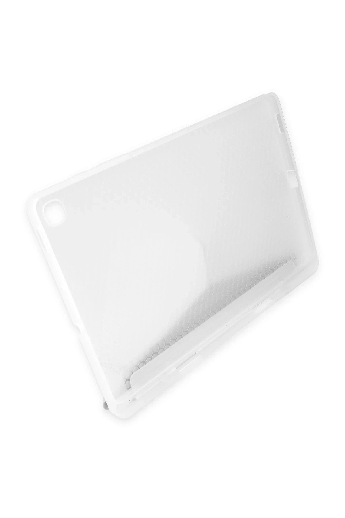 NewFace Samsung Galaxy T737 Tab S7 FE 12.4 Kılıf Kalemlikli Mars Tablet Kılıfı - Gri DPMAH