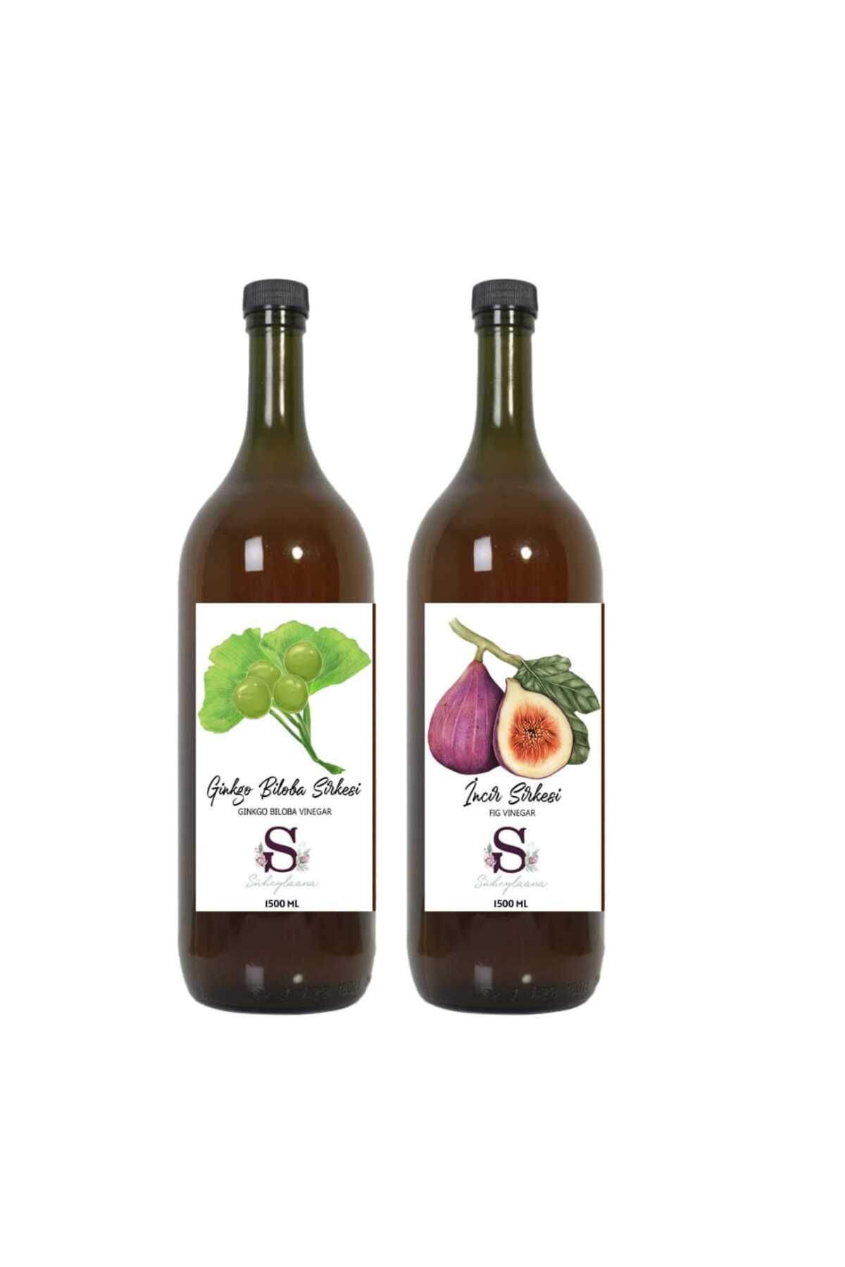 Süheylaana Doğal Ginkgo Biloba Sirkesi 1500 Ml - Doğal İncir Sirkesi 1500 Ml