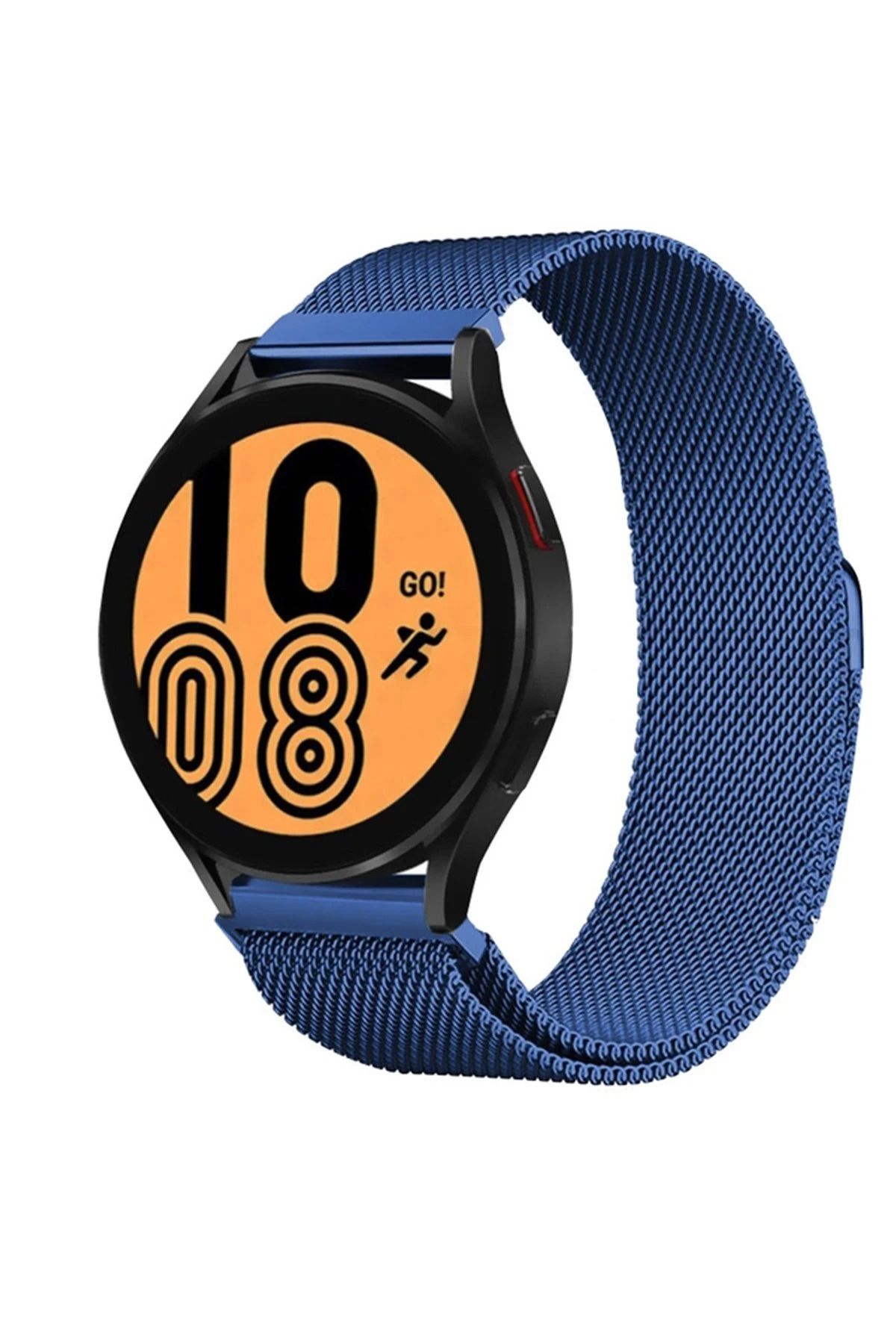 NewFace Samsung Galaxy Watch 4 Metal Mıknatıslı Kordon - Mavi BSTMY