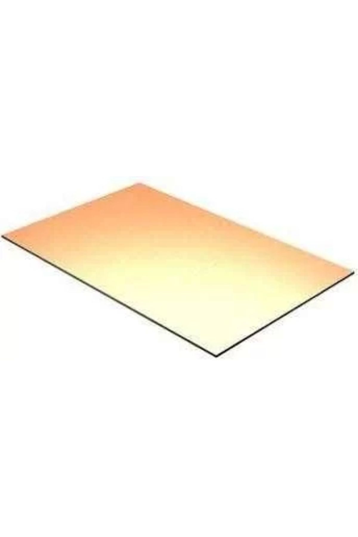 TIEE 10x20 cm Epoksi Tek Yüzey Bakır Plaket - FR4 Epoxy
