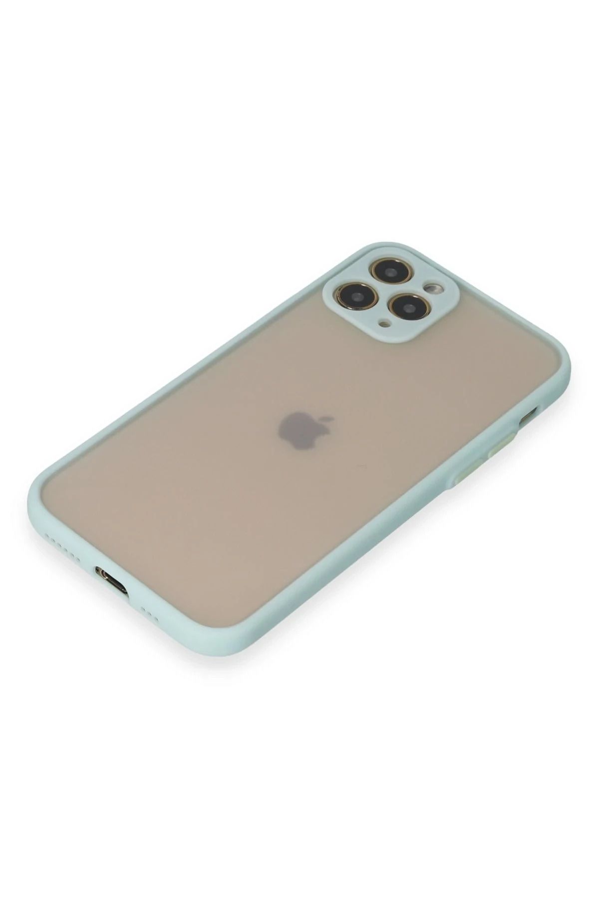 NewFace iPhone 11 Pro Kılıf Montreal Silikon Kapak - Turkuaz BSTMY